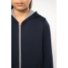 Sweat-shirt zippé capuche enfant