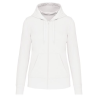 Sweat-shirt écoresponsable zippé à capuche femme