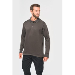 Sweat-shirt col polo homme
