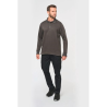 Sweat-shirt col polo homme