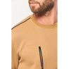 Sweat-shirt Day To Day zip poche contrastée unisexe