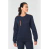 Sweat-shirt Day To Day zip poche contrastée unisexe