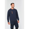 Sweat-shirt Day To Day zip poche contrastée unisexe