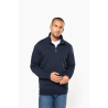 Sweat-shirt col zippé homme