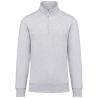 Sweat-shirt col zippé homme