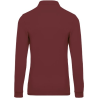 Polo piqué manches longues homme