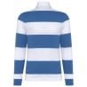 Polo rugby rayé manches longues unisexe