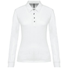 Polo jersey manches longues femme