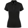 Polo jersey manches courtes femme