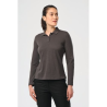 Polo manches longues femme
