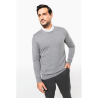 Pull Supima® col rond homme