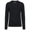 Pull Mérinos col V homme