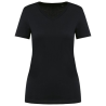 T-shirt Supima® col V manches courtes femme