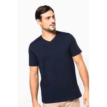 T-shirt Supima® col V manches courtes homme