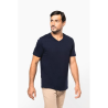 T-shirt Supima® col V manches courtes homme