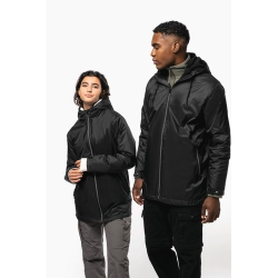 Veste à capuche avec doublure en micropolaire unisexe