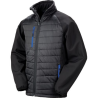 Veste softshell rembourrée black compass recyclée