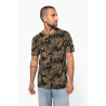T-shirt camo manches courtes homme