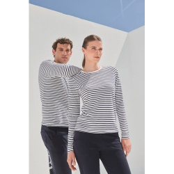 T-shirt rayé manches longues