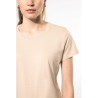 T-shirt col rond manches courtes femme