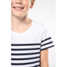T-shirt marin col rond Bio enfant