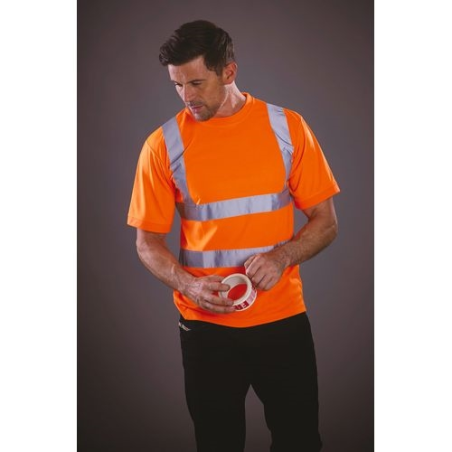 T-shirt manches courtes haute visibilité