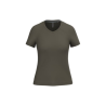 T-shirt col V manches courtes femme