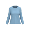 T-shirt col rond manches longues femme