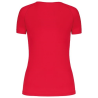 T-shirt de sport manches courtes col v femme