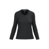 T-shirt col V manches longues femme