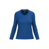 T-shirt col V manches longues femme