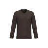 T-shirt col V manches longues homme
