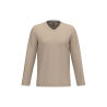 T-shirt col V manches longues homme