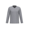 T-shirt col V manches longues homme