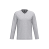 T-shirt col V manches longues homme
