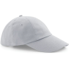 Casquette profil bas en coton drill - 6 panneaux
