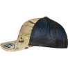 Casquette retro trucker multicam