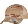 Casquette retro trucker multicam