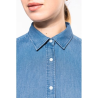 Chemise denim femme