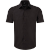 Chemise fittée homme manches courtes