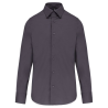 Chemise coton / élasthanne manches longues homme