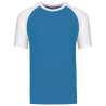 Baseball   T-shirt bicolore manches courtes