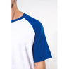 Baseball   T-shirt bicolore manches courtes