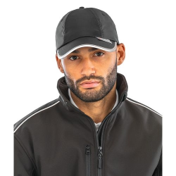 Casquette avec bordures réfléchissantes