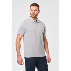 Polo col boutons pression manches courtes homme