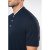 Polo col mao manches courtes homme