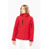 Parka softshell doublée capuche femme