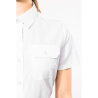 Chemise pilote manches courtes femme