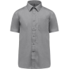 Chemise popeline polycoton manches courtes entretien facile homme