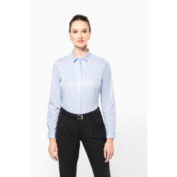 Chemise twill manches longues femme